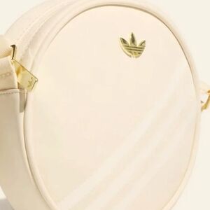 Adidas Beige Round Crossbody Bag